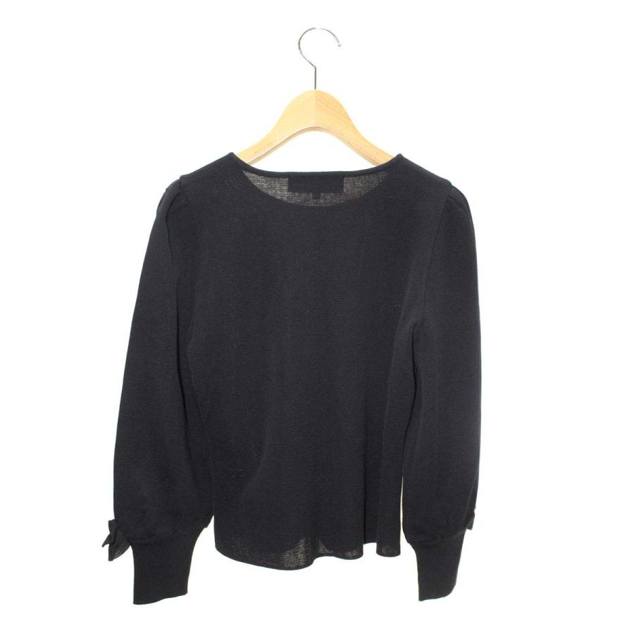 エムズグレイシー Sleeve Ribbon Knit 818516 ニット セーター 38