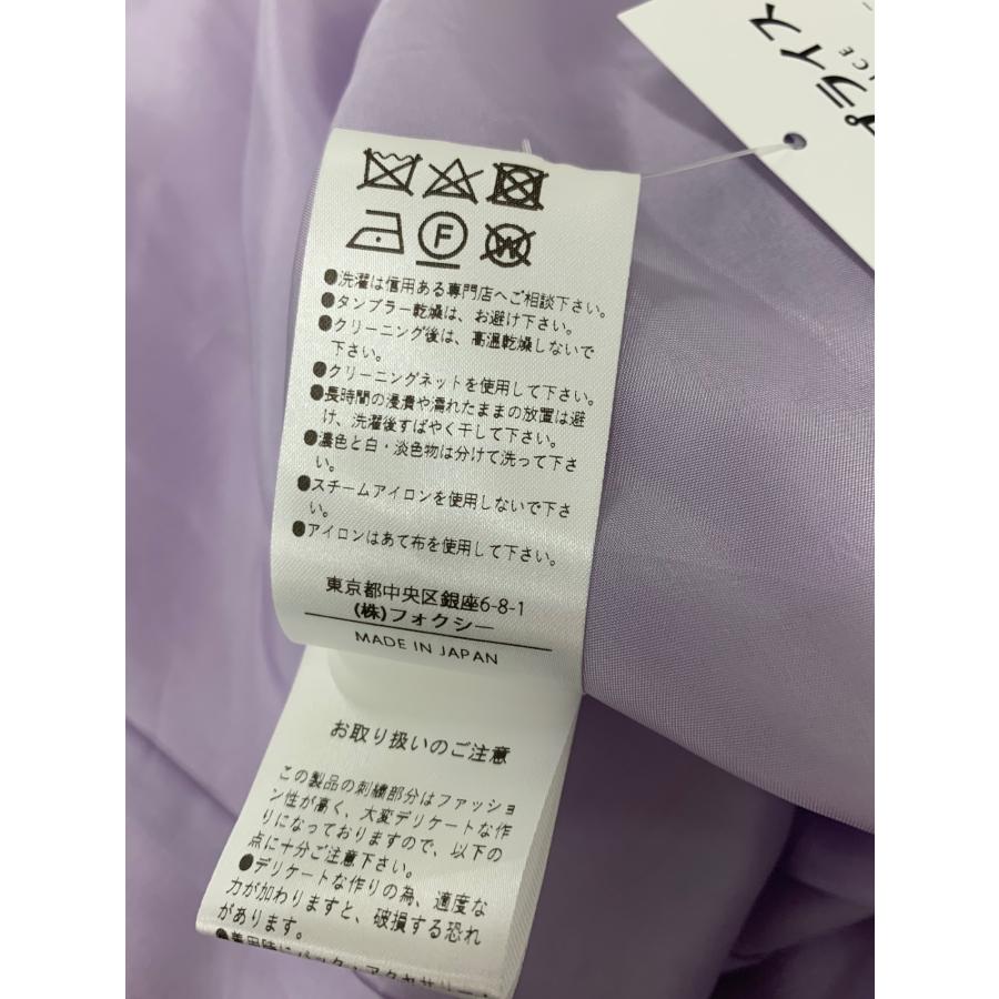 フォクシーブティック JASMIN WHITE 42267 ワンピース 40 パープル 