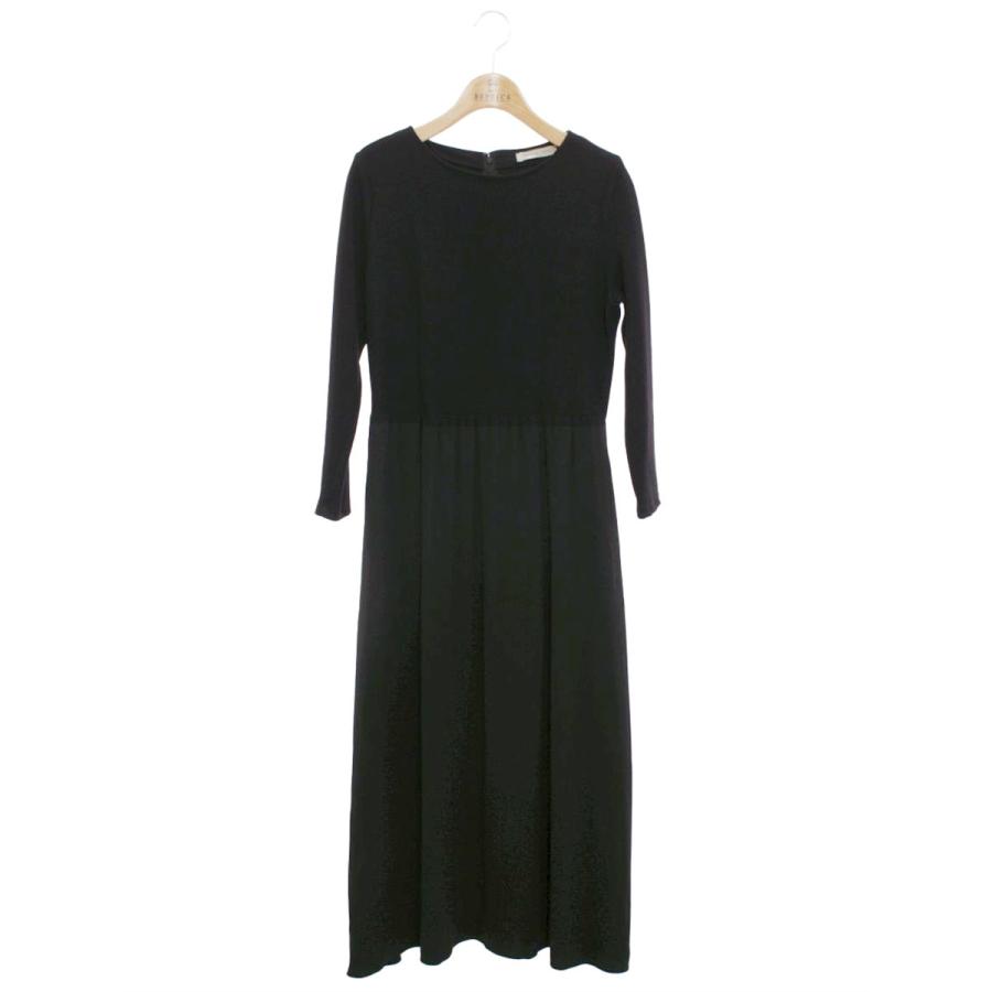 セオリーリュクス 03-0305051-050 ワンピース 38 ブラック ウール混