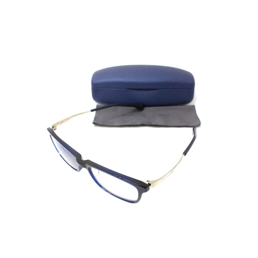 フォーナインズ APM-03 メガネ ブルー コンビフレーム フルリム