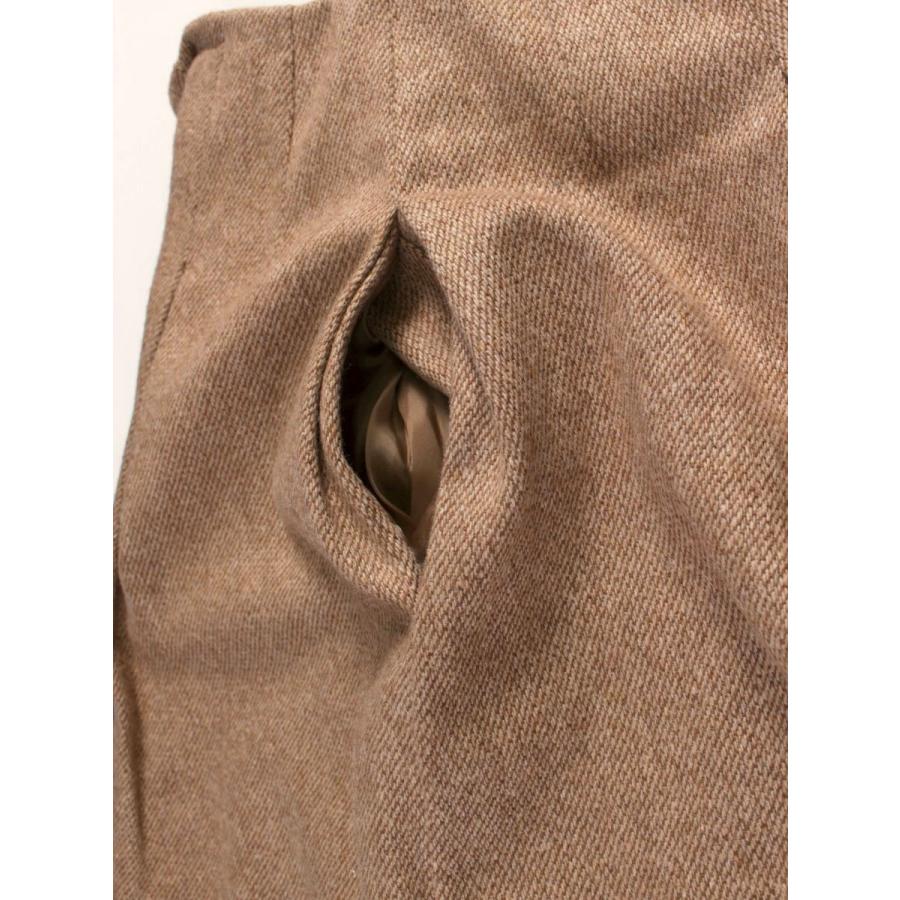 エムズグレイシー 917540 スカート 36 ブラウン ベロア リボン