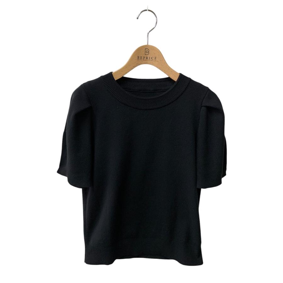 FOXEY BOUTIQUE - フォクシーブティック Knit Top Vera 43438 ニットトップス 38 ブラック ITH0B0ZU8KLC フォクシーブティック Knit Top Vera 43438 ニットトップス 38