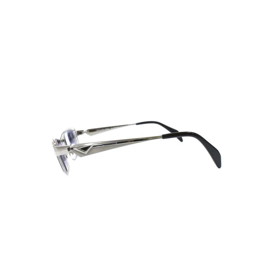 サムライ翔 SS-T107 メガネ シルバー 智 メタルフレーム スクエア