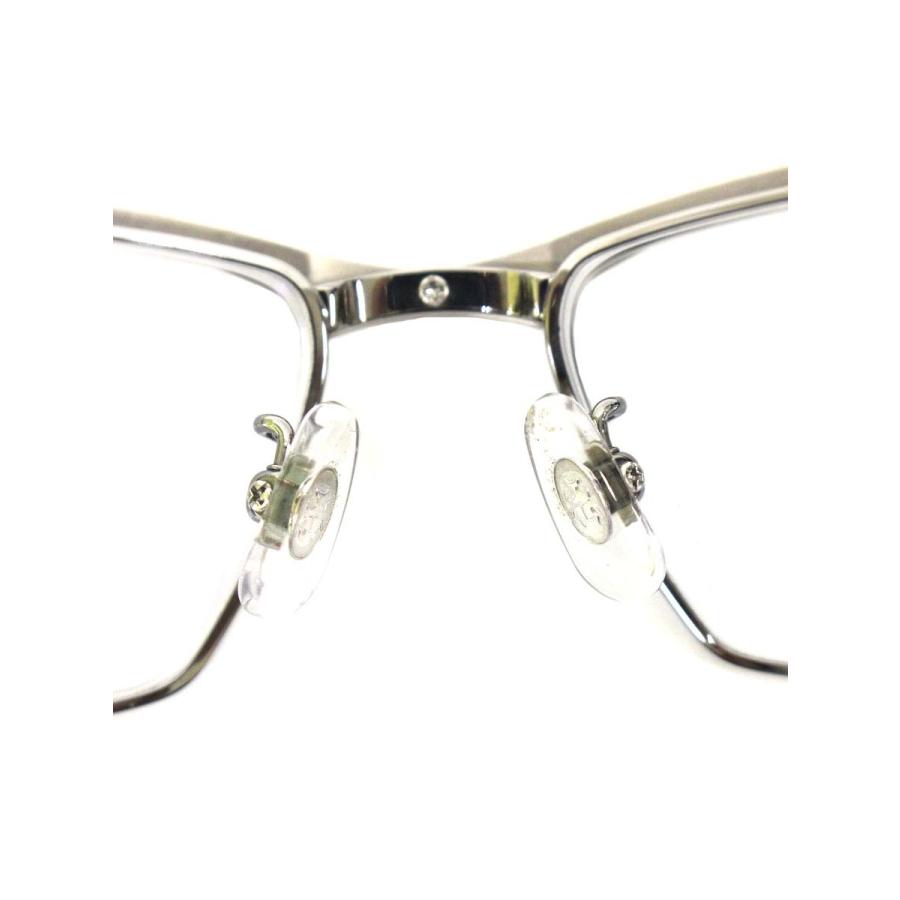 サムライ翔 SS-T107 メガネ シルバー 智 メタルフレーム スクエア