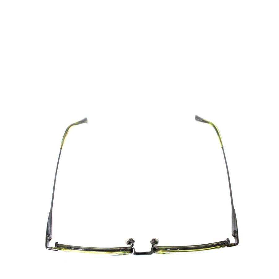 金子眼鏡 KJ-21 メガネ グリーン PURE TITANIUM コンビフレーム