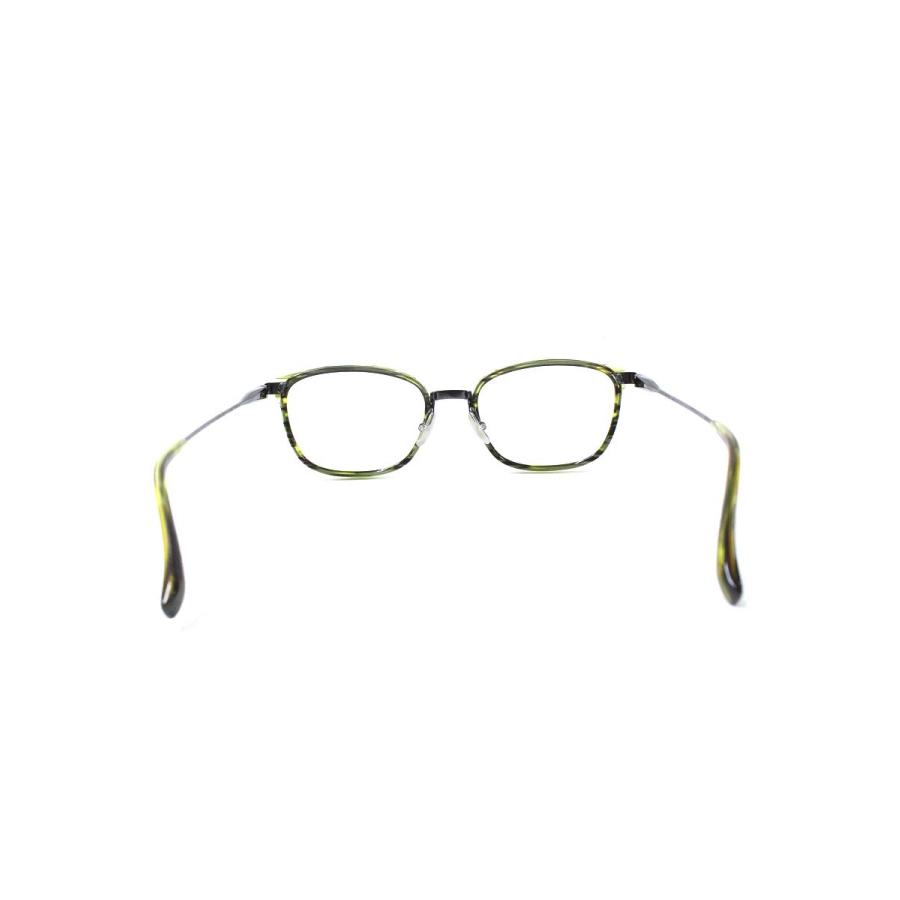 金子眼鏡 KJ-21 メガネ グリーン PURE TITANIUM コンビフレーム