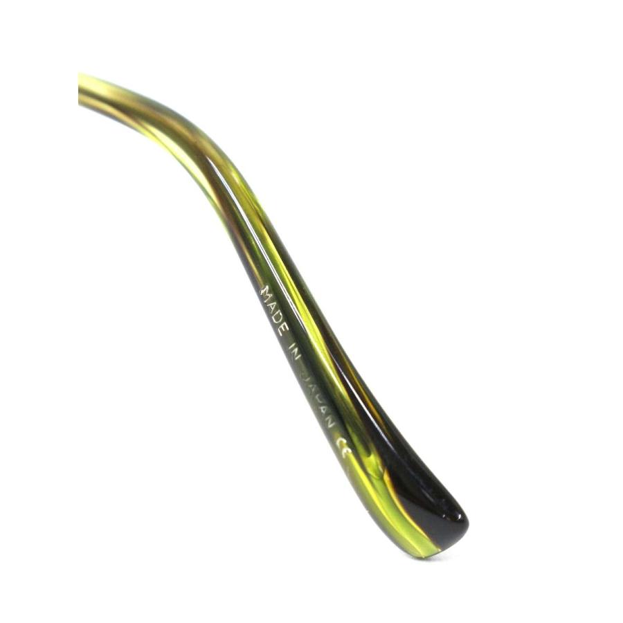 金子眼鏡 KJ-21 メガネ グリーン PURE TITANIUM コンビフレーム