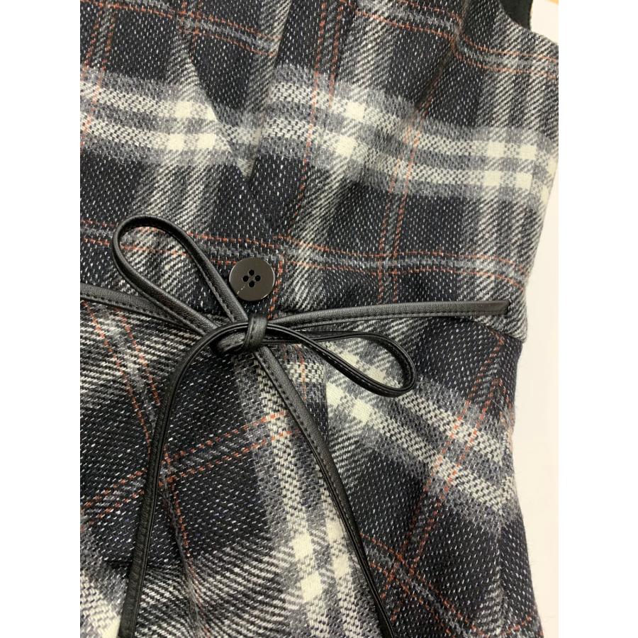 エムズグレイシー チェック柄カシクール 411604 ワンピース 40