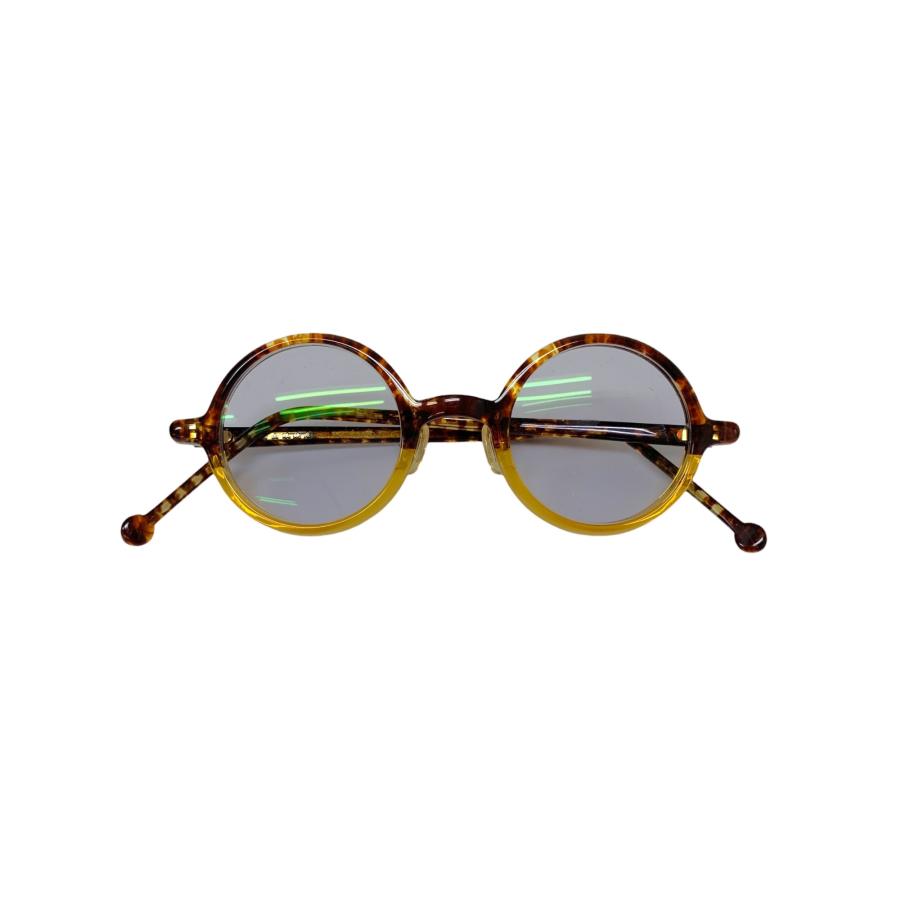 白山眼鏡店 round classic メガネ 眼鏡 ブラウン べっ甲柄 セル