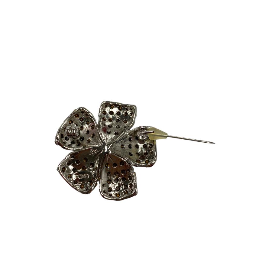 フォクシーブティック FLEUR 26645 ブローチ クリア ラインストーン