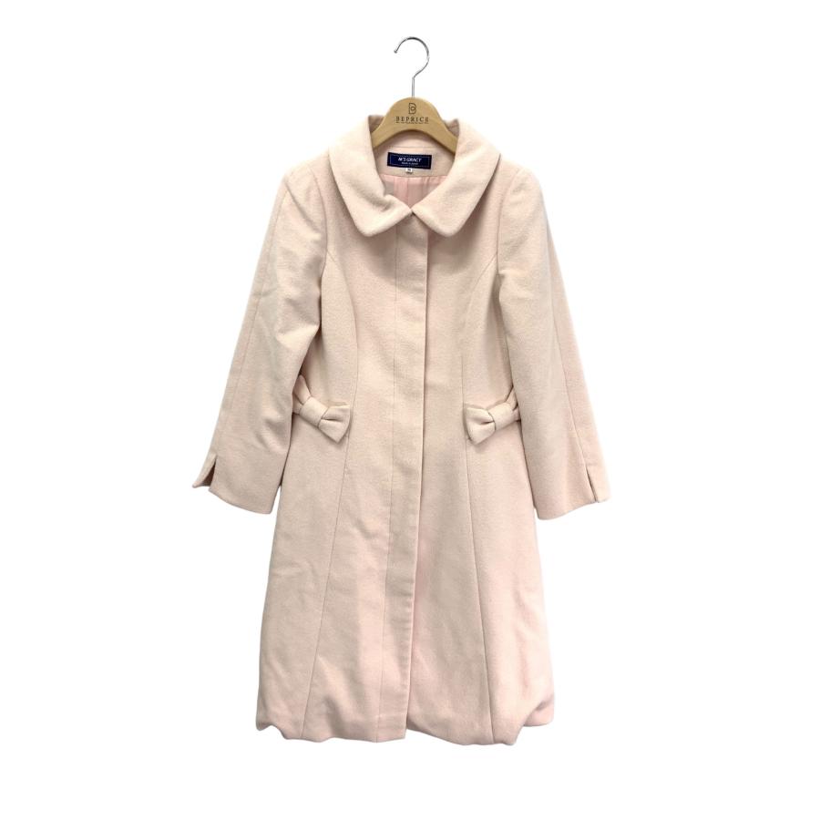 エムズグレイシー Elegant Coat 819525 コート 36 ピンク リボン エムズグレイシー Elegant Coat 819525 コート 36 ピンク リボン