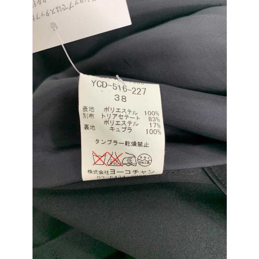 ヨーコチャン YCD-516-227 ワンピース 38 ブラック 異素材切替