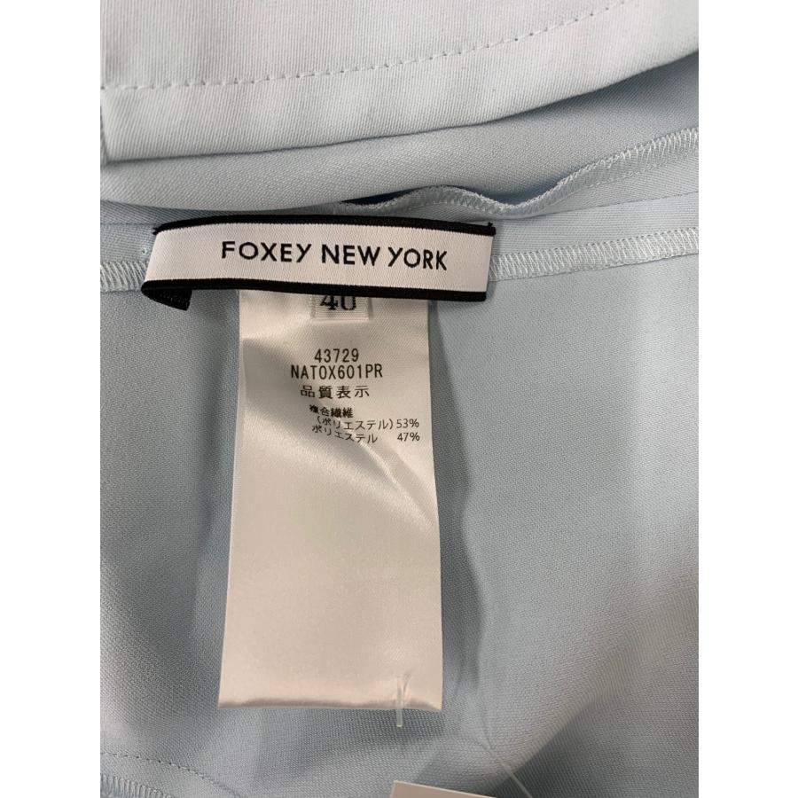 フォクシーNY ブラウス40 フォクシーニューヨーク BLOUSE TRINETE 43729 ブラウス 40 ブルー