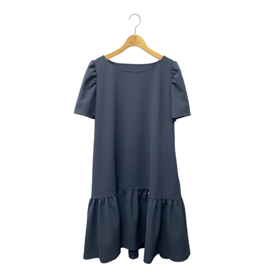 ルネ 5317010 ワンピース 38 ネイビー 裾ティアード ITJ462H8U4T6  