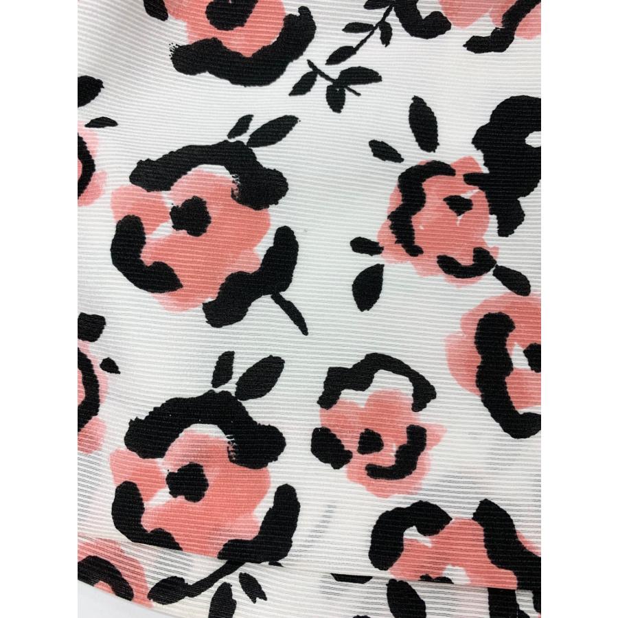 エムズグレイシー 211305 ワンピース 38 ホワイト フラワーモチーフ  