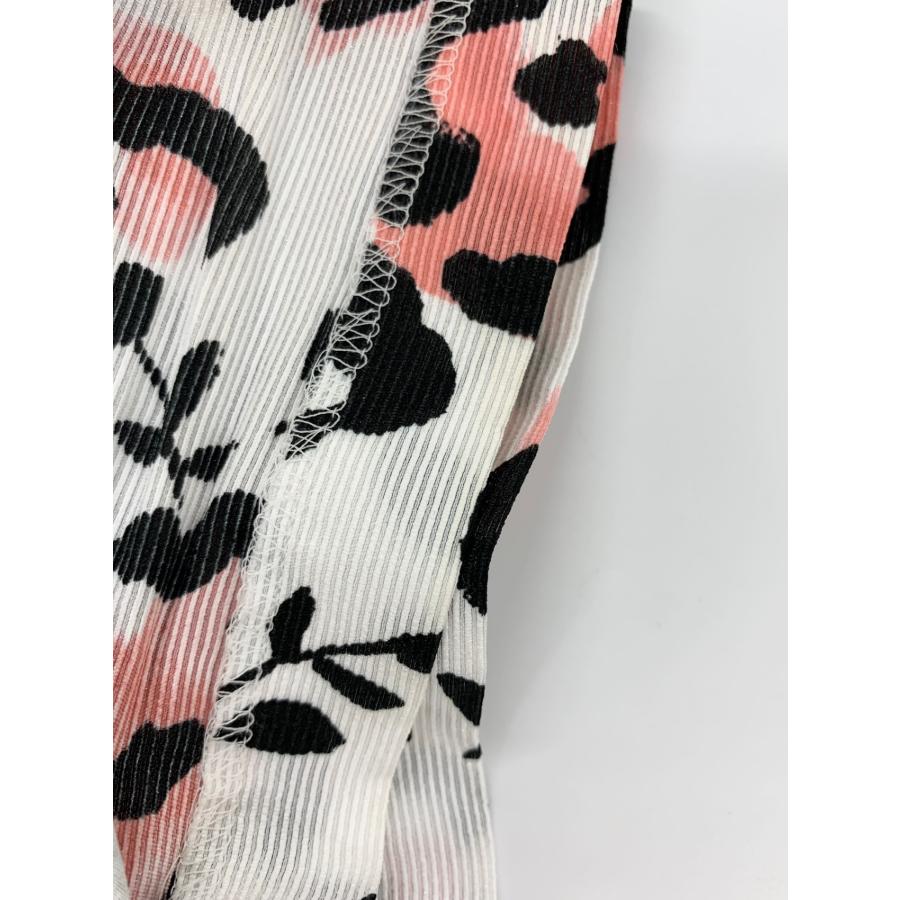 エムズグレイシー 211305 ワンピース 38 ホワイト フラワーモチーフ  