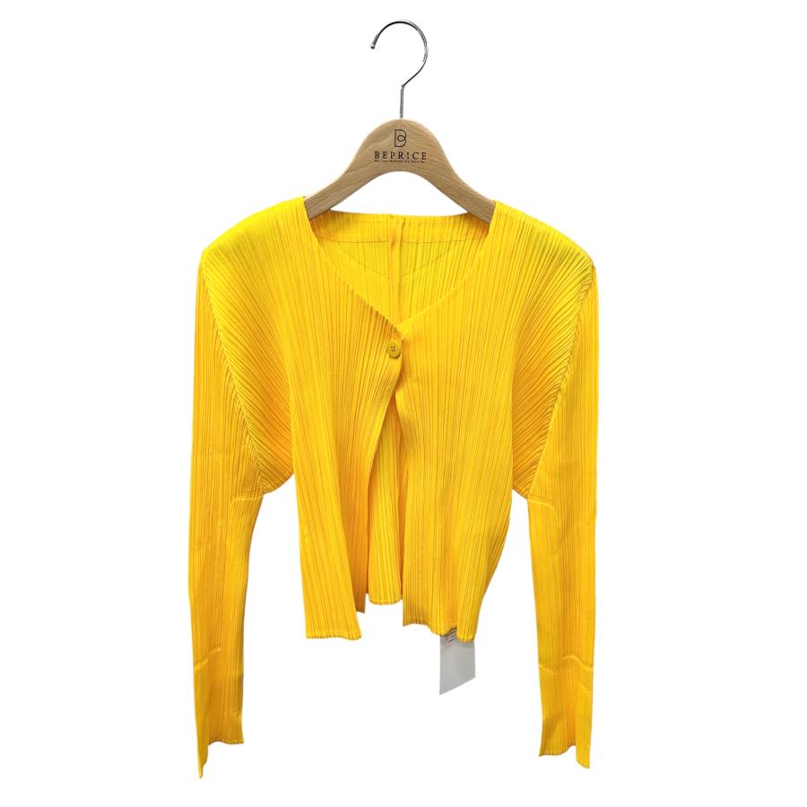 人気】PLEATS PLEASE イッセイミヤケ フロントボタン カーディガン