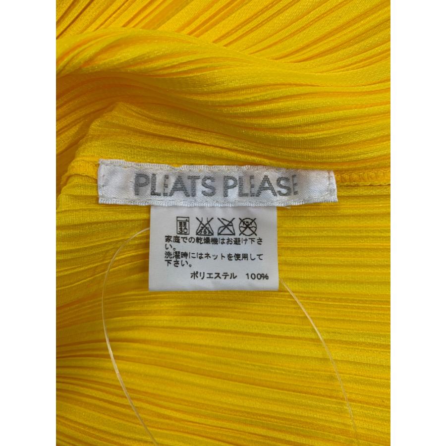 プリーツプリーズイッセイミヤケ PP23-JO866 カーディガン 4 イエロー