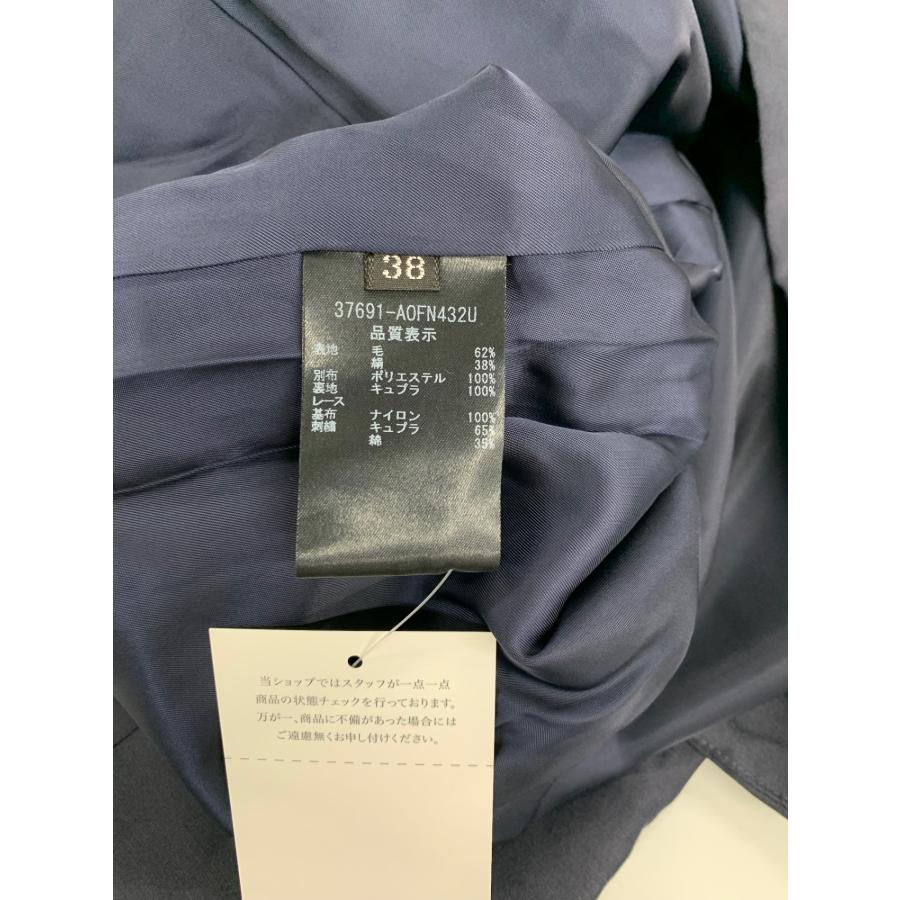フォクシーブティック フリルドレス 37691 ワンピース 38 ネイビー