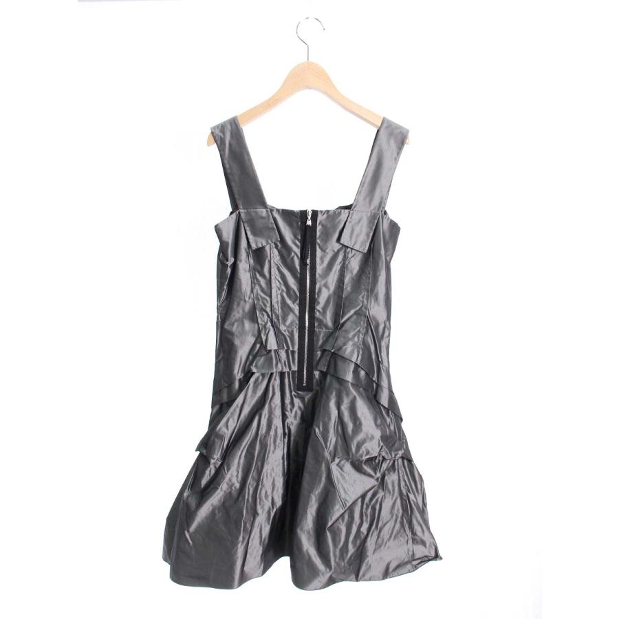 フォクシーブティック ウェーブドレス 26914 ワンピース 40 グレー