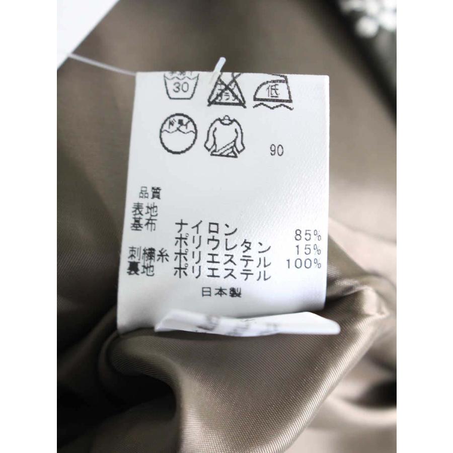 トッカ OPTOLM0340 ワンピース 0 カーキグリーン フラワー刺繍