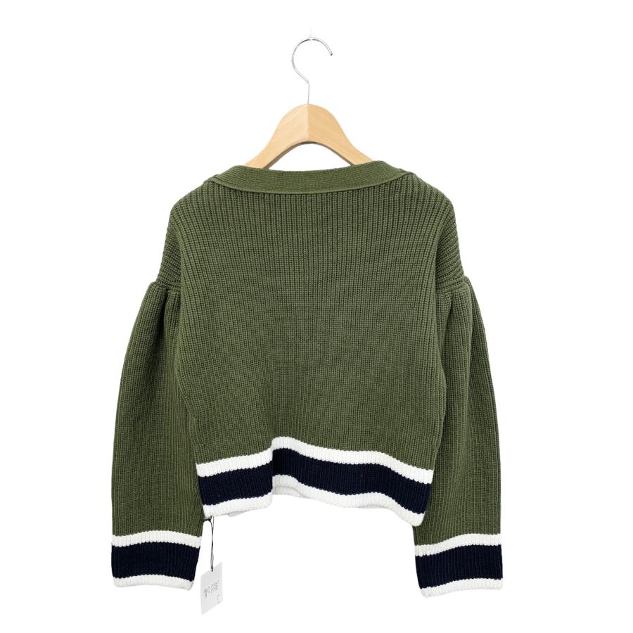 アディアム Rachel Knit Top 44237 ニット XS カーキグリーン 