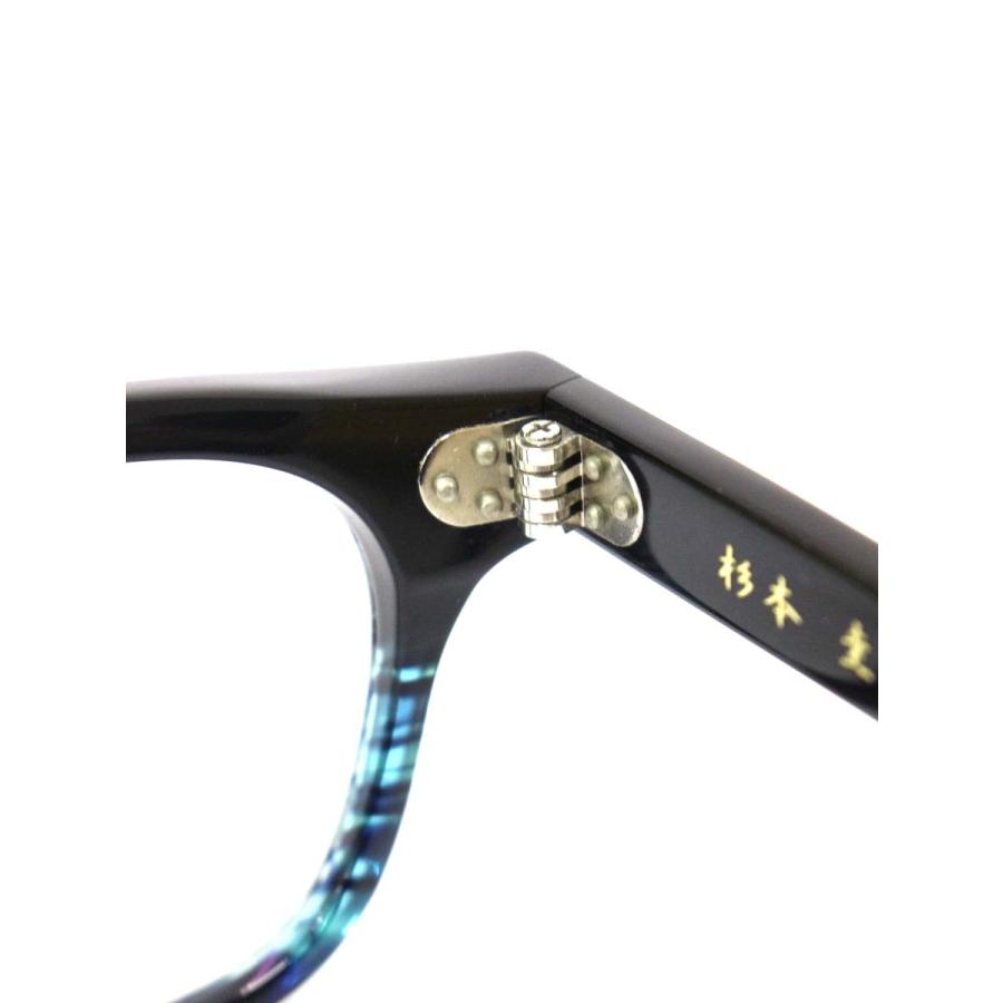 杉本圭(スギモトケイ) KS-130 メガネ ブラック/ブルーササ セル