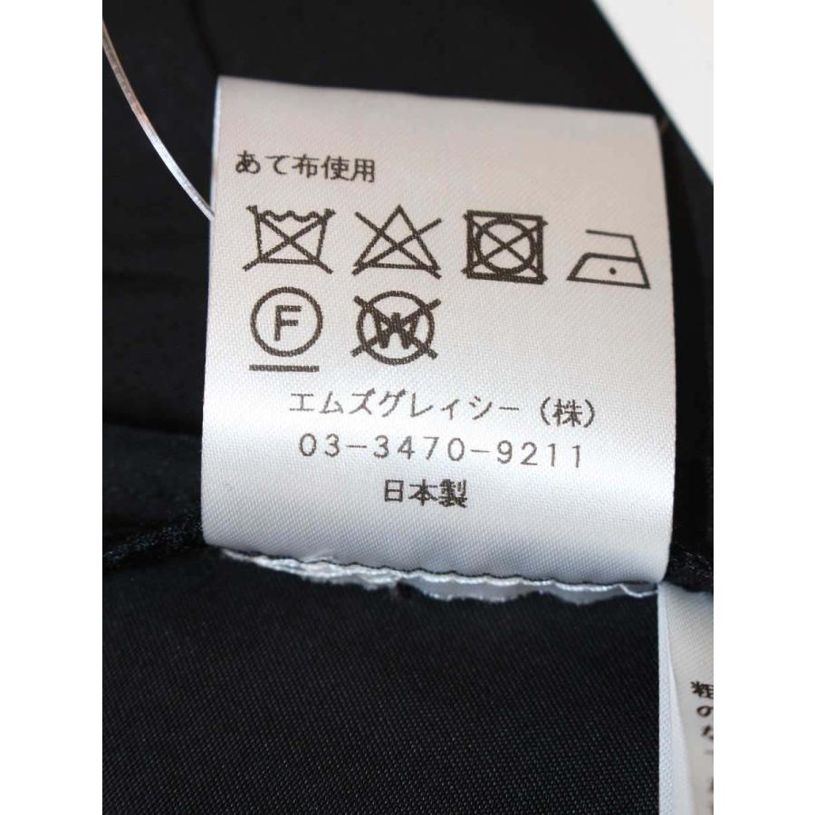 エムズグレイシー 911105 ワンピース 38 ブラック 切替 ハートモチーフ