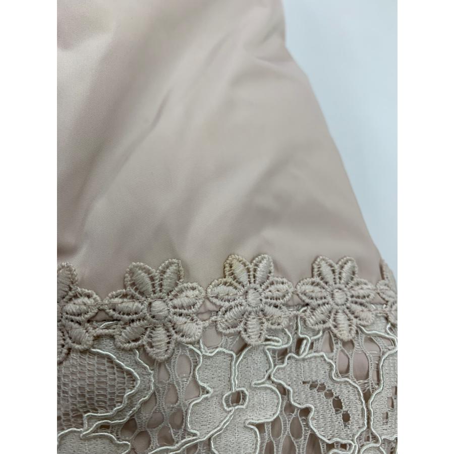 スーパービューティー ダウンコート 42 ピンク レース フラワー