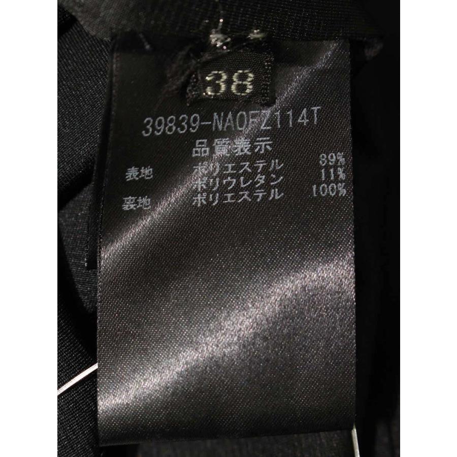 フォクシーニューヨーク 39839 ワンピース 38 ネイビー リボンネック