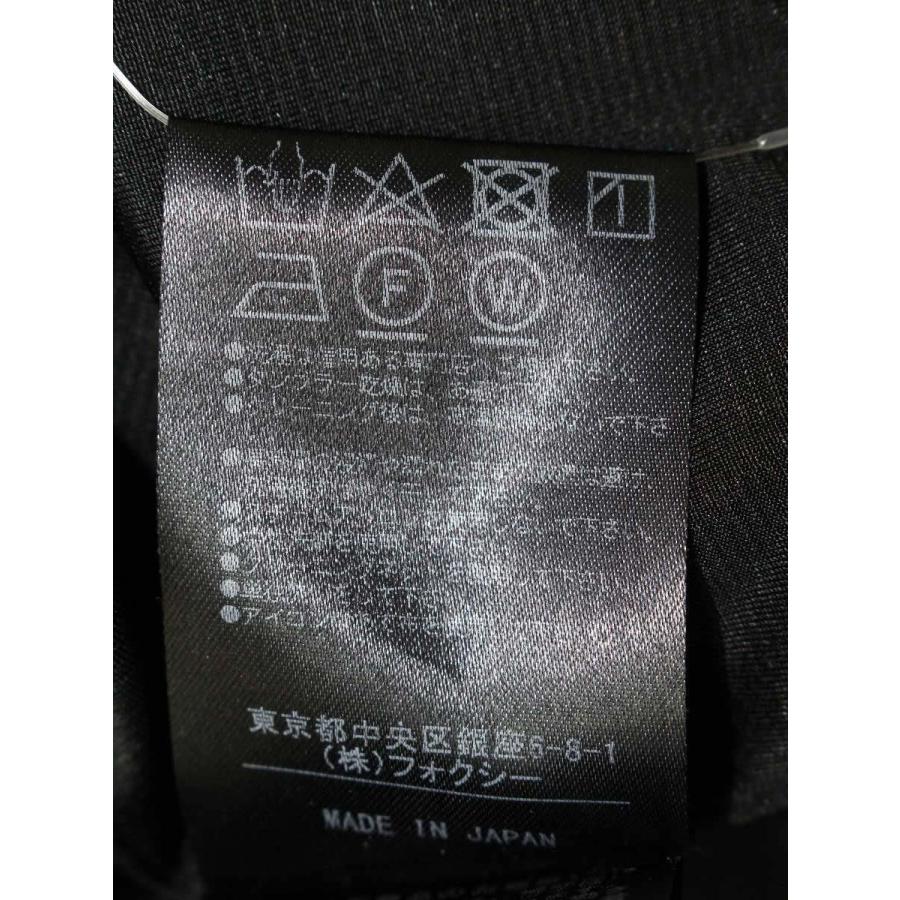 フォクシーニューヨーク 39839 ワンピース 38 ネイビー リボンネック