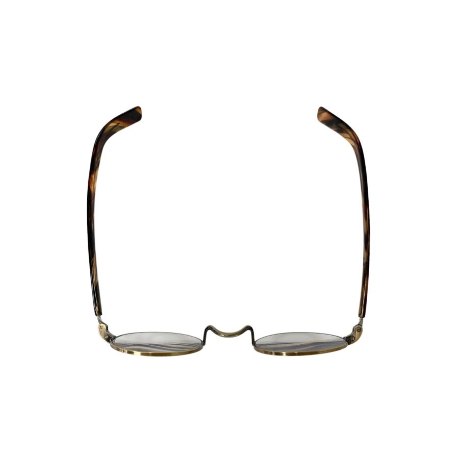 金子眼鏡 恒眸作 金子眼鏡 恒眸作 一山フレーム T-226 メガネ ブラウン コンビフレーム