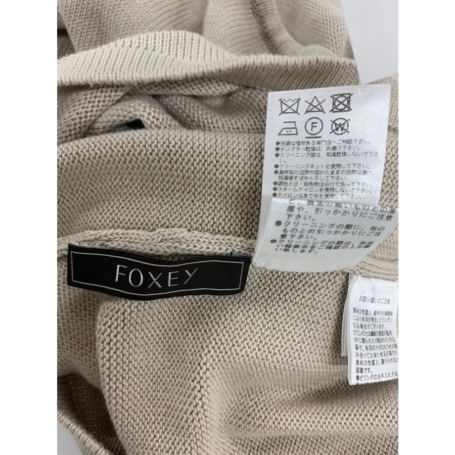フォクシー　ニットトップ フォクシーブティック Knit Tops 38569 38 ベージュ ニットトップス