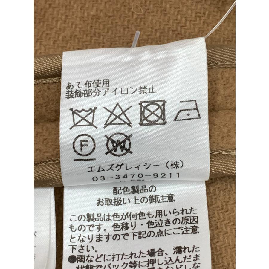 エムズグレイシー　フードコート　リボン　スパンコール　38 ウール エムズグレイシー スパンコール リボン コート 38