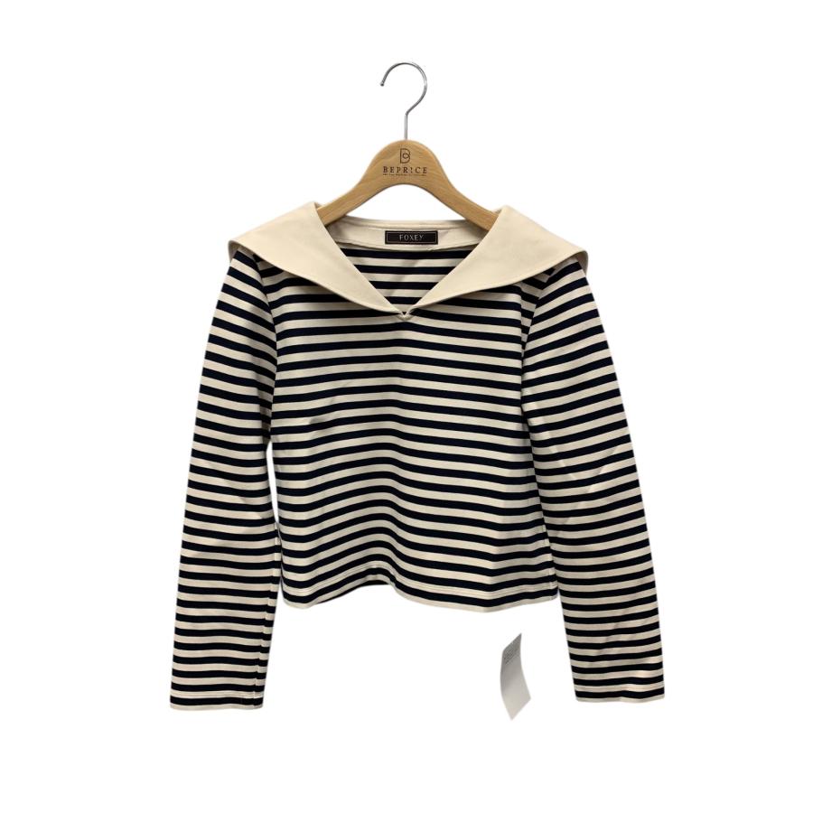 フォクシーブティック Top Venezia 44233 トップス 38 ネイビー