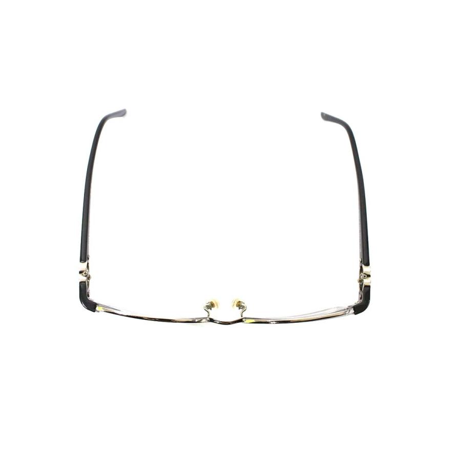 CHANEL シャネル 2101 眼鏡 シルバー ハーフリム ココマーク シャネル 2101T メガネ シルバー/ブラック セルフレーム ハーフリム