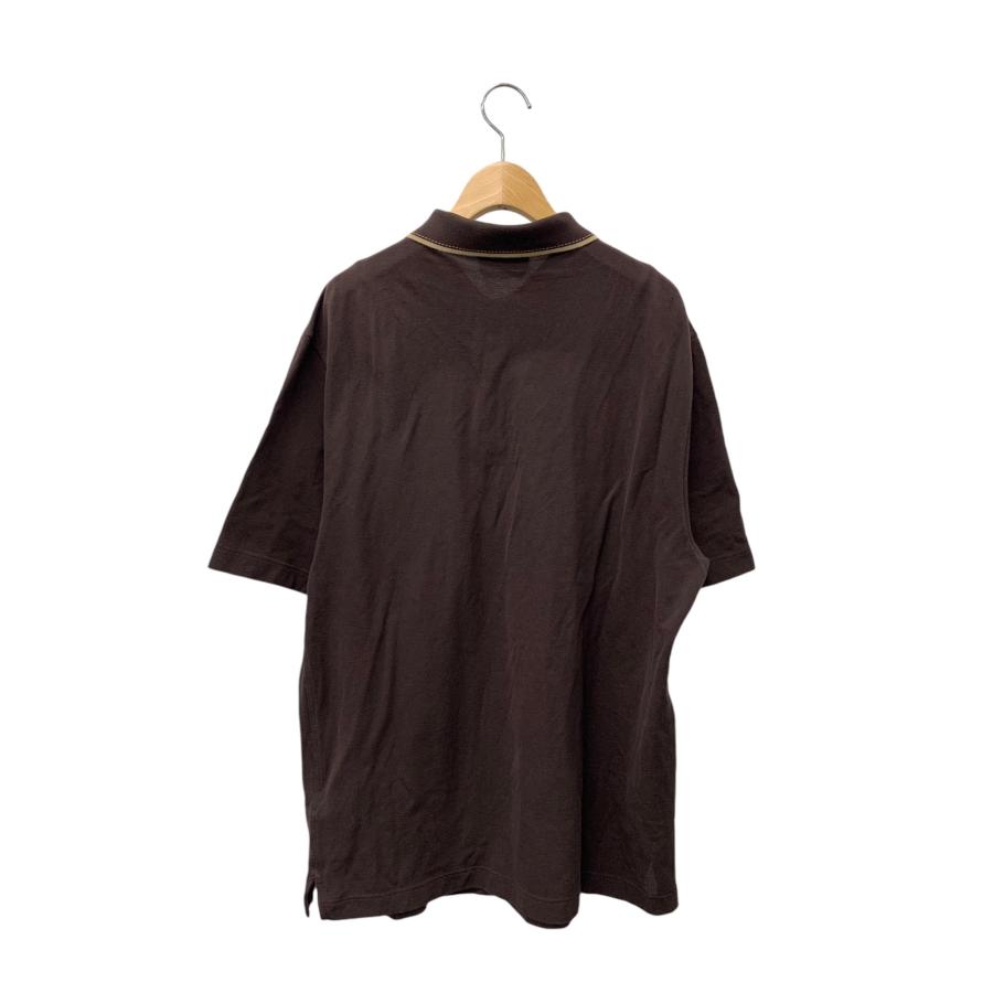 81 HERMES ブラウンTシャツ 半袖 コットン100% フランス製