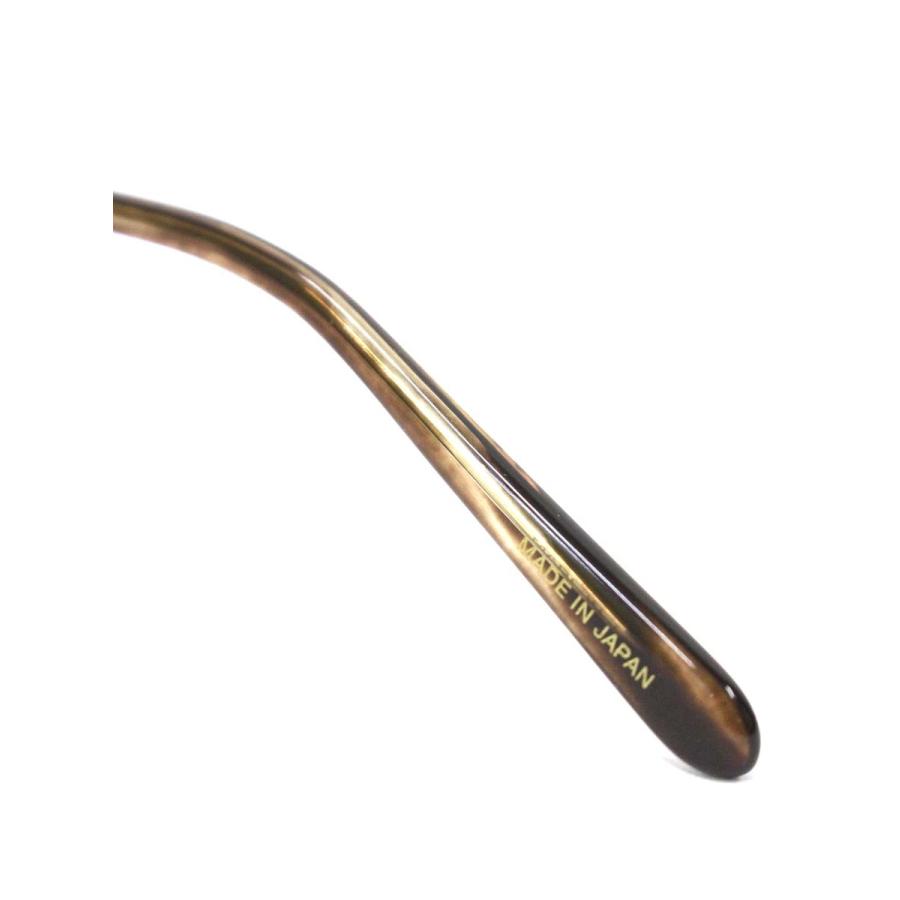 金子眼鏡 丸メガネ ゴールド×ブラウン 未使用品 日本製 現品のみ 金子眼鏡 KANEKO OPTICAL シシクイ THE SHISHIKUI サングラス 眼鏡