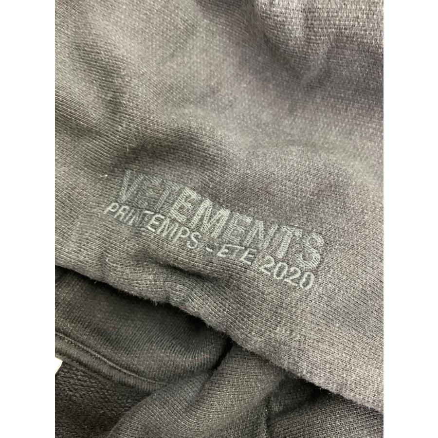 ヴェトモン SS20TR311 パーカー XS ブラック Postage Hoodie