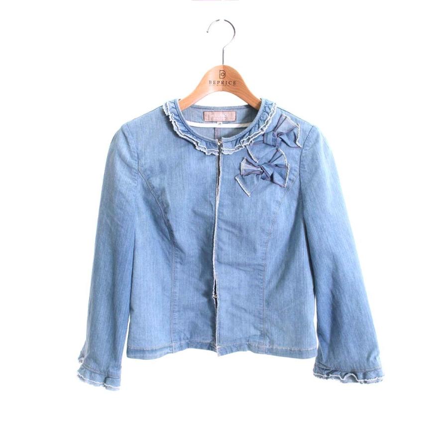 エムズグレイシー Denim Jacket 814317 ジャケット 38 ブルー