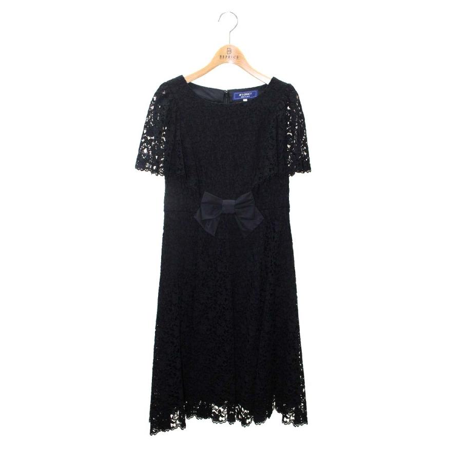 極美品 M'S GRACY フラワーモチーフ レース ワンピース ホワイト 40 極美品 M'S GRACY フラワーモチーフ レース ワンピース ホワイト 40