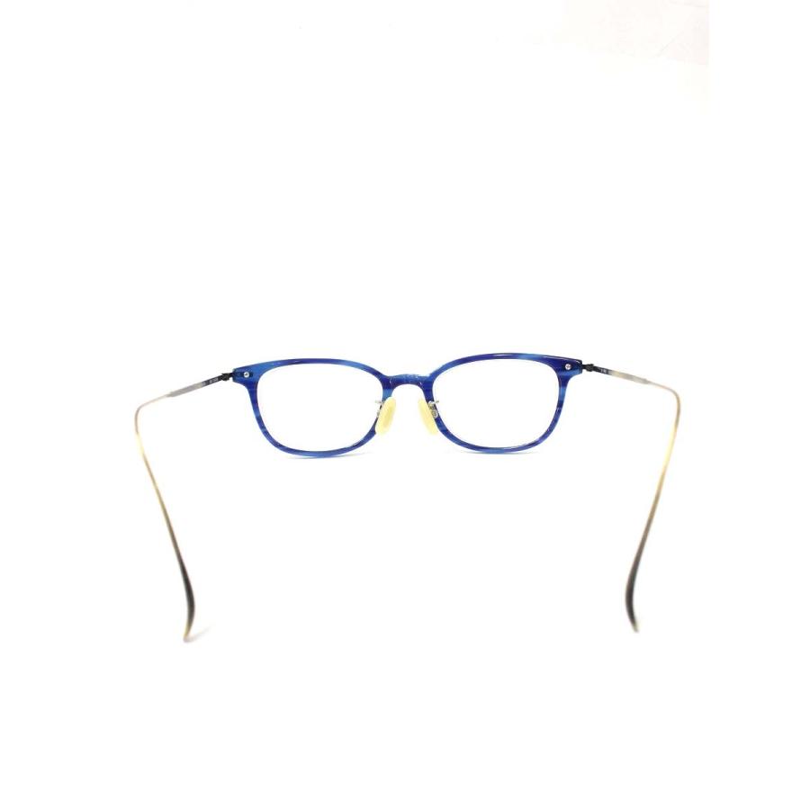 金子眼鏡 Vintage KV-39 金子眼鏡 VINTAGE KV-39 メガネ ブルー ITLYCYQKCKR8 : ブランド
