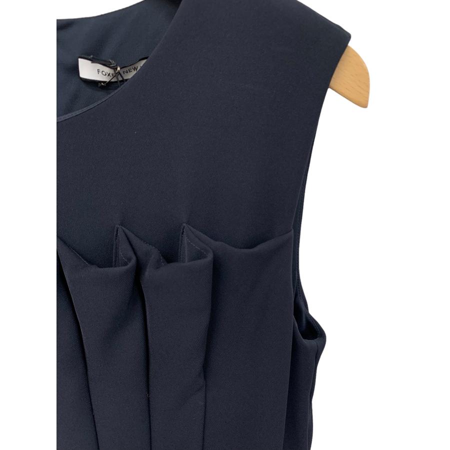 美品　フォクシーニューヨーク ウィンターワンダー ワンピース 38 ネイビー フォクシーニューヨーク Dress 35643 ワンピース 38 ネイビー