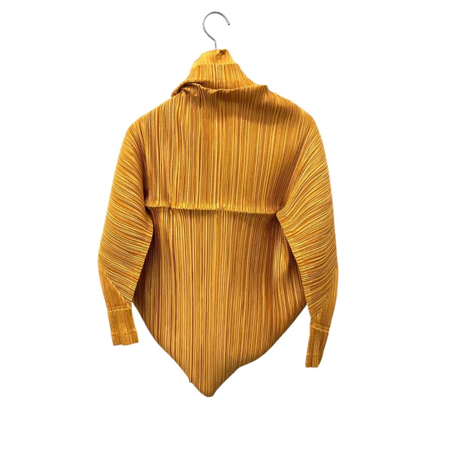 PLEATS PLEASE イッセイミヤケ 長袖 ボレロ オレンジ イッセイミヤケ