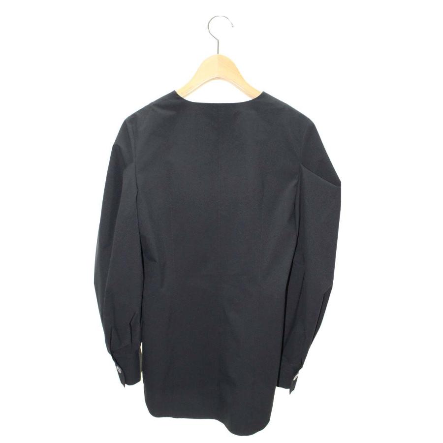 ルフィル 534-2110318 シャツ F ブラック ノーカラー 螺鈿