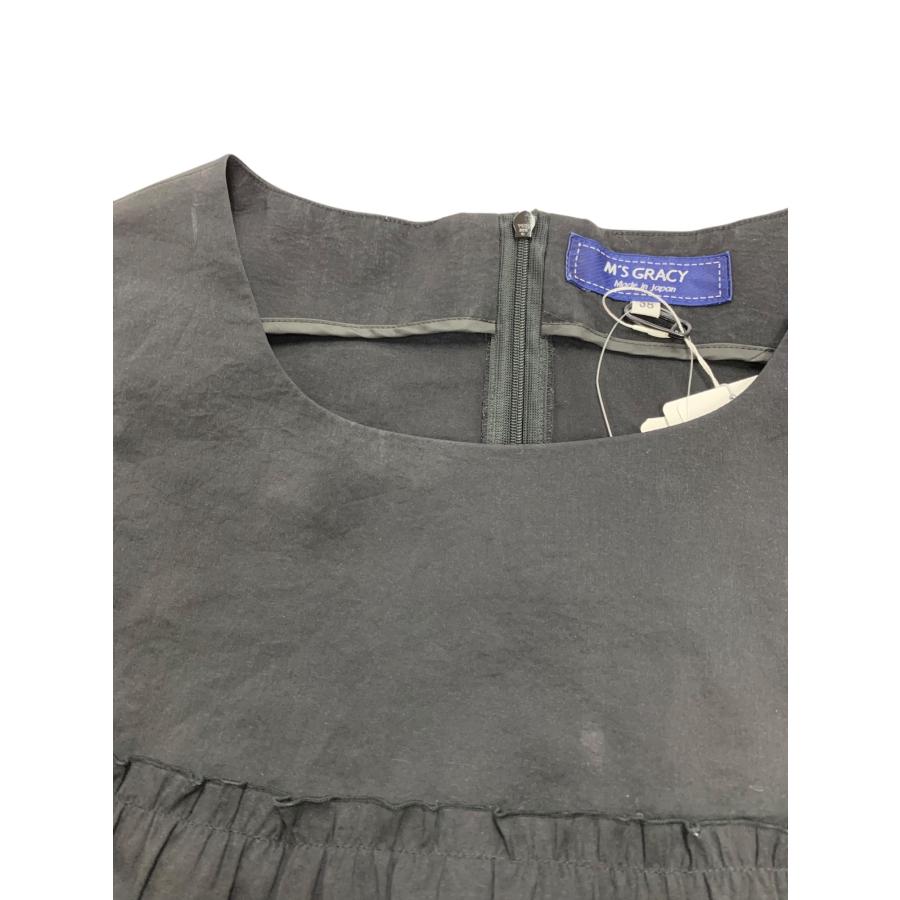 エムズグレイシー 511315 ワンピース 38 ブラック ティアード フレア  