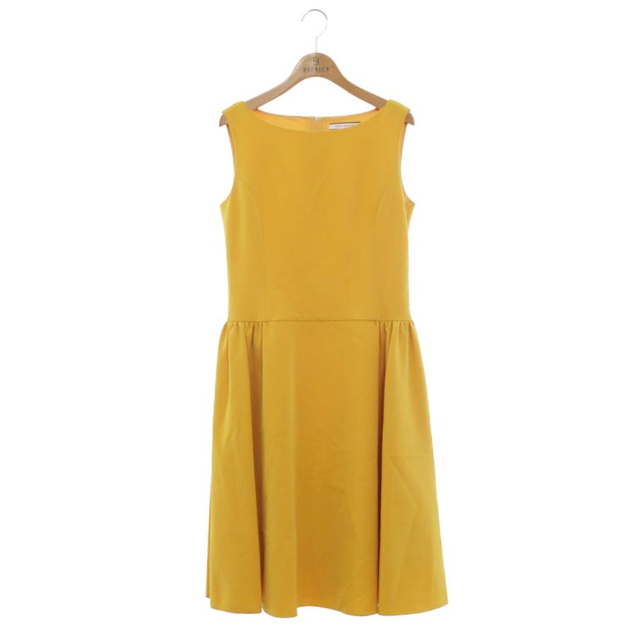 フォクシーニューヨーク 40576 ワンピース 40 イエロー DRESS TIMELESS
