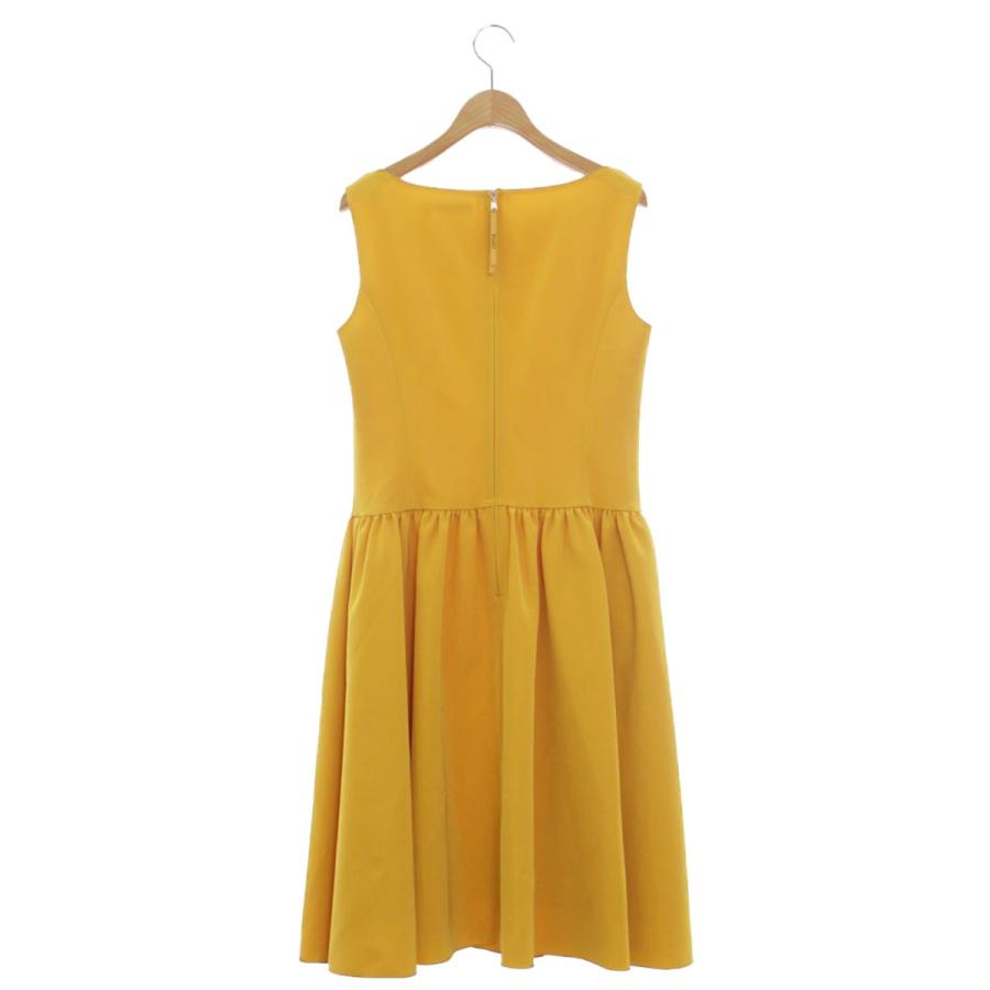 フォクシーニューヨーク 40576 ワンピース 40 イエロー DRESS TIMELESS