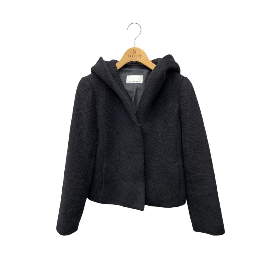 美品✨ミスクロエ ショートコート ジャケット ウール90% 黒 ブラック 40 ウールカシミヤ ダブルフェイス ショートコート｜トゥモローランド