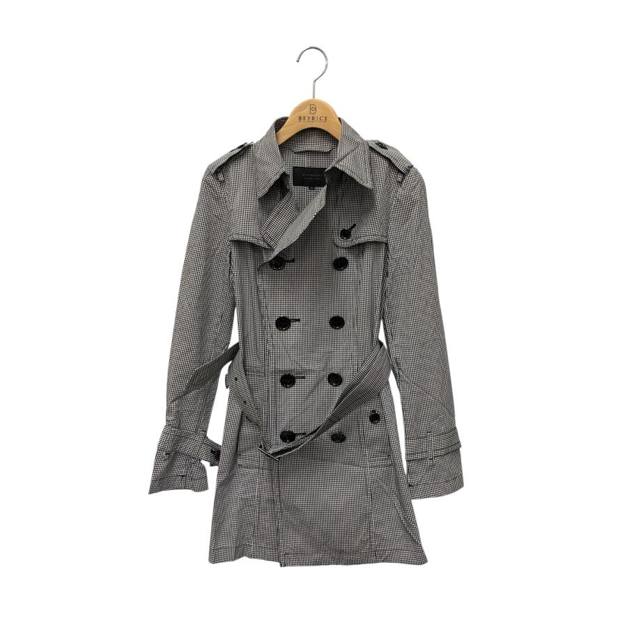 バーバリーブラックレーベル FR428-456-33 トレンチコート 38 ブラック